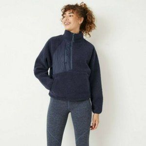Joy Lab Navy Blue Half Zip Pullover